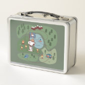 Peanuts | Genesteld in de bergen Camping (Achterkant)