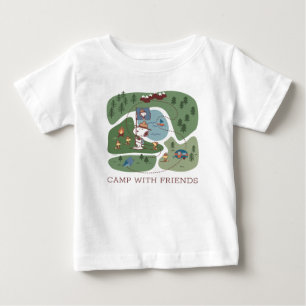 Peanuts Genesteld in de bergen Camping