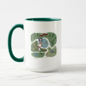 Peanuts | Genesteld in de bergen Camping Mok (Links)