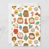 Peanuts Gingerbread Christmas Feestdagenkaart (Achterkant)