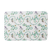 Peanuts | Glanzend en helder kerstliefdespatroon Badmat (Voorkant)