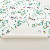 Peanuts | Glanzend en helder kerstliefdespatroon Sherpa Deken (3/4)