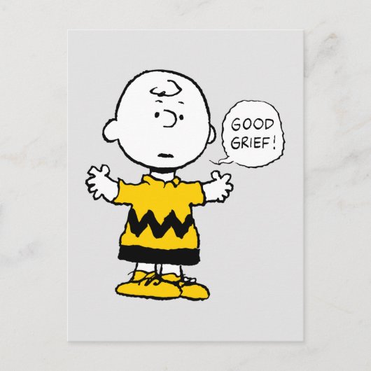 Peanuts | Goed verdriet Charlie Brown Briefkaart (Voorkant)