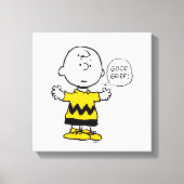 Peanuts | Goed verdriet Charlie Brown Canvas Afdruk (Voorkant)