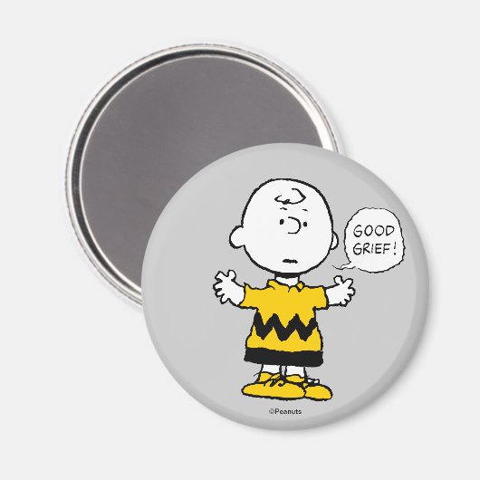 Peanuts | Goed verdriet Charlie Brown Magneet (Voorkant / Achterkant)
