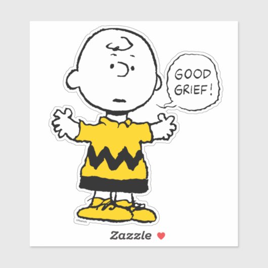 Peanuts | Goed verdriet Charlie Brown Sticker (Vel)