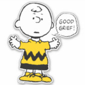 Peanuts | Goed verdriet Charlie Brown Sticker (Voorkant)