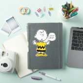 Peanuts | Goed verdriet Charlie Brown Sticker (iPad Cover)
