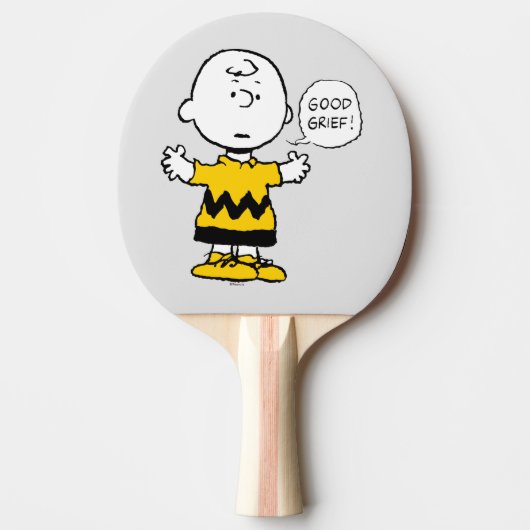 Peanuts | Goed verdriet Charlie Brown Tafeltennisbatje (Voorkant)