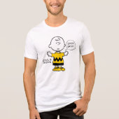 Peanuts | Goed verdriet Charlie Brown Tri-Blend Shirt (Voorkant)