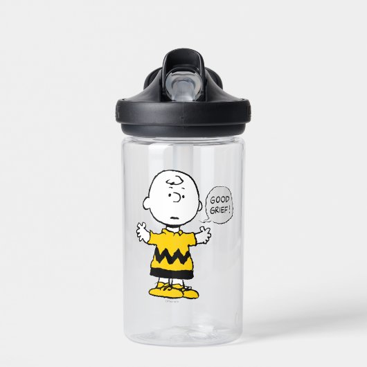 Peanuts | Goed verdriet Charlie Brown Waterfles (Voorkant)