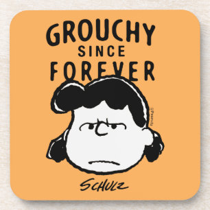 Peanuts   Grouchy Sinds Forever Lucy Bier Onderzetter