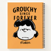 Peanuts | Grouchy Sinds Forever Lucy Notitieboek (Achterkant)