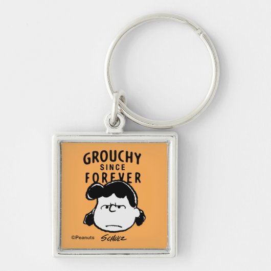 Peanuts | Grouchy Sinds Forever Lucy Sleutelhanger (Voorkant)