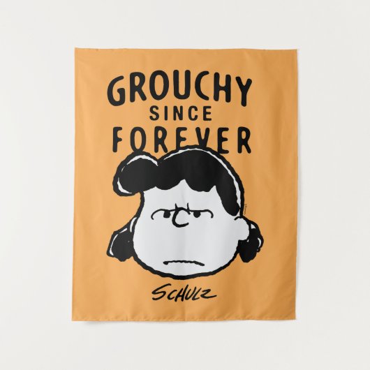 Peanuts | Grouchy Sinds Forever Lucy Wandkleed (Voorkant)