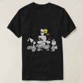Peanuts Halloween Group Long Meve T-shirt (Design voorkant)