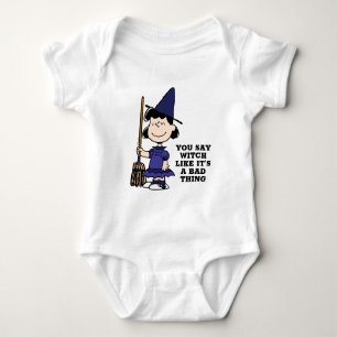 Peanuts Halloween Lucy Witch Romper