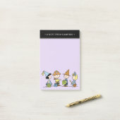 Peanuts Halloween snoep of levensgevaar Post-it® Notes (Op bureau)