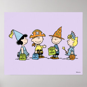 Peanuts Halloween snoep of levensgevaar Poster