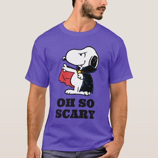 Peanuts | Halloween Snoopy Vampire T-shirt (Voorkant)