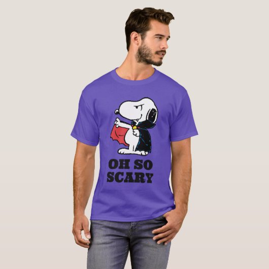 Peanuts | Halloween Snoopy Vampire T-shirt (Voorkant volledig)