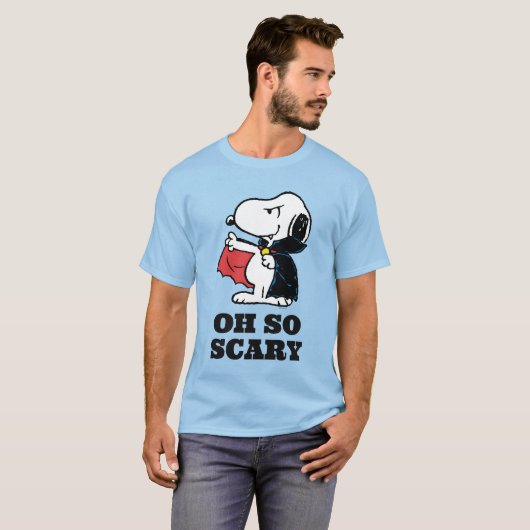 Peanuts | Halloween Snoopy Vampire T-shirt (Voorkant volledig)