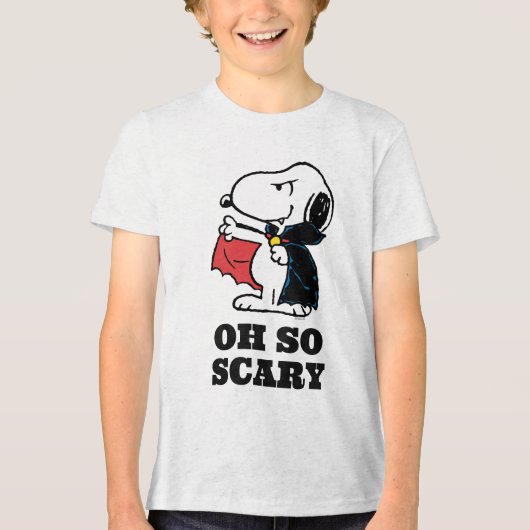 Peanuts | Halloween Snoopy Vampire Tri-Blend Shirt (Voorkant)