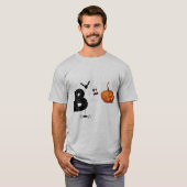 Peanuts Halloween Snoopy Woodstock BOO T-shirt (Voorkant volledig)