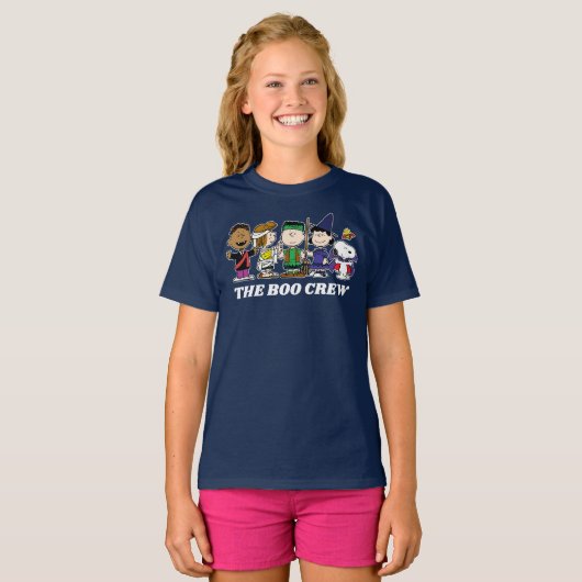 Peanuts | Halloween The Boo Crew T-shirt (Voorkant volledig)