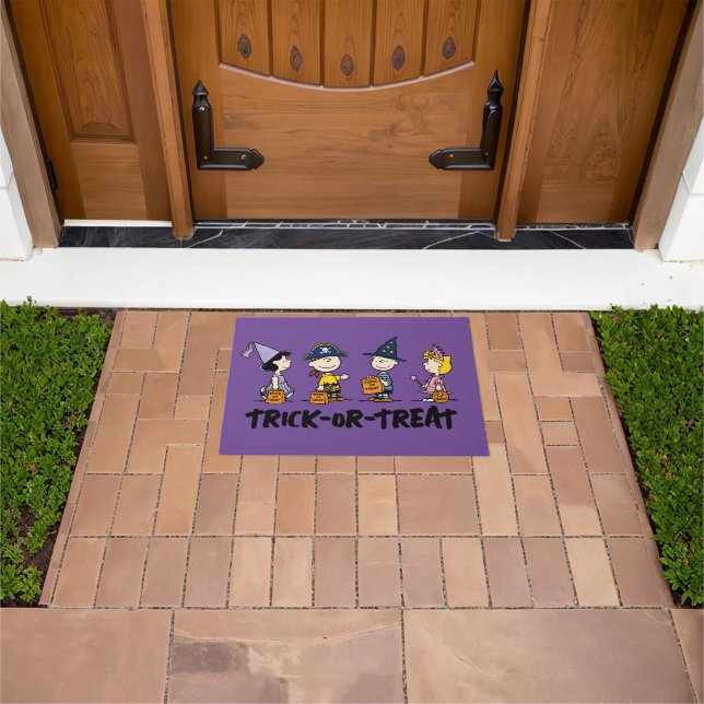 Peanuts | Halloween-Trick or treat Deurmat (Buiten)