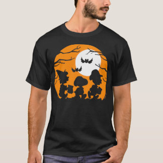 Peanuts Halloween Trick or treat Silhouettes T-shirt