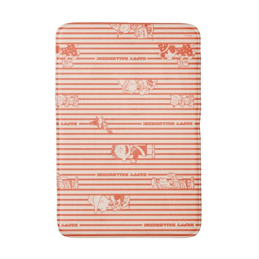 Peanuts |  Happy Halloween Pattern Badmat (Voorkant Verticaal)