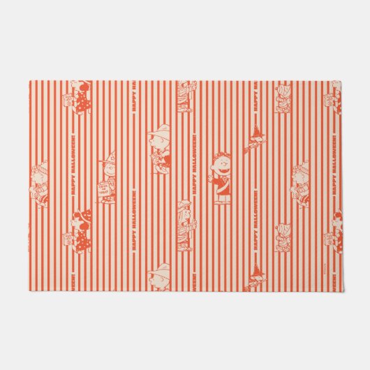 Peanuts | Happy Halloween Pattern Deurmat (Voorkant)