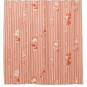 Peanuts | Happy Halloween Pattern Douchegordijn (Voorkant)