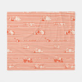 Peanuts |  Happy Halloween Pattern Fleece Deken (Voorkant (Horizontaal))