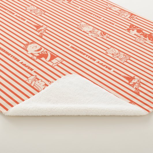 Peanuts | Happy Halloween Pattern Sherpa Deken (3/4)