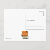 Peanuts | Happy Halloween Snoopy Doghouse Feestdagenkaart (Achterkant)