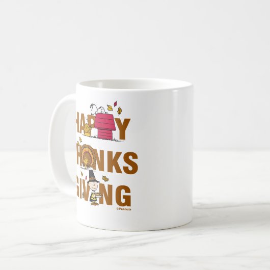 Peanuts | Happy Thanksgiving Combo Koffiemok (Voorkant links)