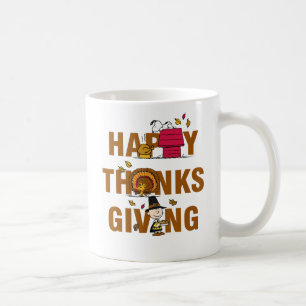 Peanuts   Happy Thanksgiving Combo Koffiemok