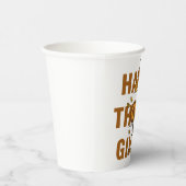 Peanuts | Happy Thanksgiving Combo Papieren Bekers (Rechts)