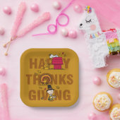 Peanuts | Happy Thanksgiving Combo Papieren Bordje (Feest)