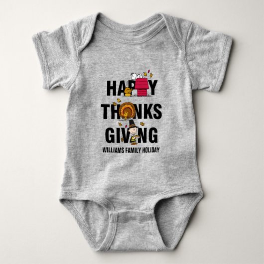Peanuts | Happy Thanksgiving Combo Romper (Voorkant)