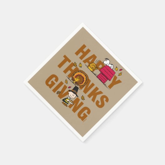 Peanuts | Happy Thanksgiving Combo Servet (Hoek)