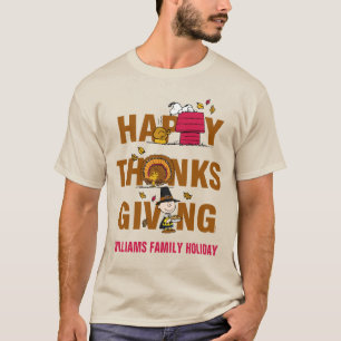 Peanuts   Happy Thanksgiving Combo T-shirt