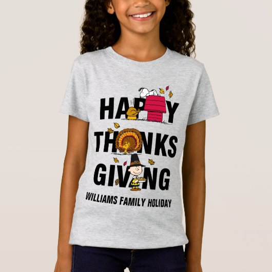 Peanuts | Happy Thanksgiving Combo T-shirt (Voorkant)