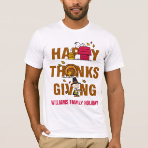 Peanuts   Happy Thanksgiving Combo T-shirt