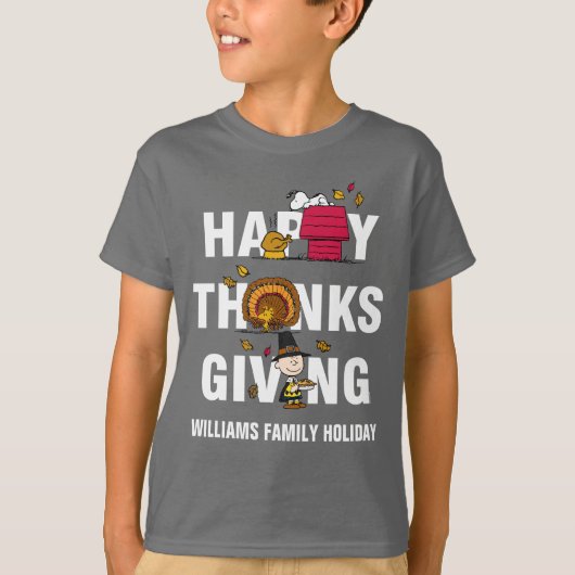 Peanuts | Happy Thanksgiving Combo T-shirt (Voorkant)