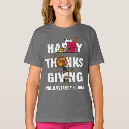 Peanuts | Happy Thanksgiving Combo T-shirt (Voorkant)