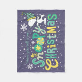 Peanuts | Heb zelf een zeer snoopy Fleece Deken (Voorkant)