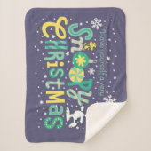 Peanuts | Heb zelf een zeer snoopy Sherpa Deken (Voorkant)